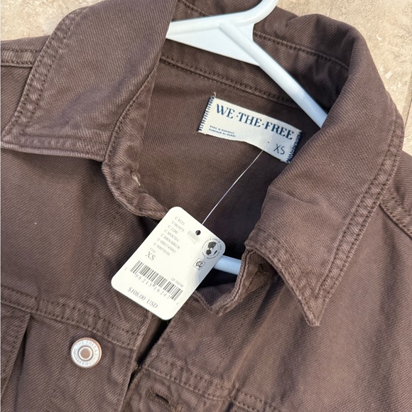 Free people We The Free Chocolate Button-Up Top - Picture 2 of 2